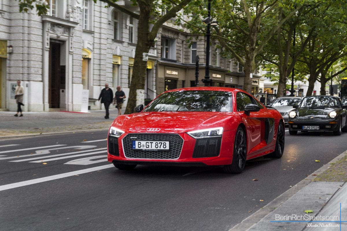 Audi R8 V10 Plus (2016) spotted in Berlin — BerlinRichStreets
